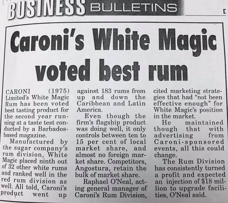 Details on awards won by White Magic Rum