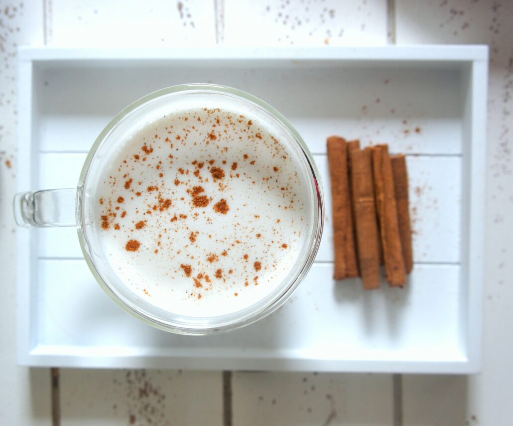 Coquito with Cinnamon